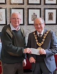 Wing Commander David Forbes and Mayor Billy Sheerin