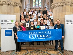 The Small Business Saturday Rochdale 30 celebration