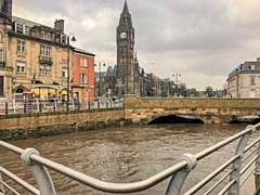 The River Roch, Rochdale town centre, 4.15pm Thursday 7 November 2019 - Greg Couzens 