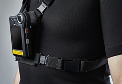 The body-worn cameras, which are used by traffic wardens, retail security guards and other frontline staff