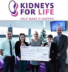 St Cuthbert's RC High School staff and students raised a massive £411.53 for Kidney’s for Life