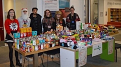 Donations were collected by the Students’ Union at Rochdale Sixth Form College in exchange for wearing a Christmas jumper for the day