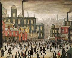 LS Lowry image - Laurence Stephen Lowry, Our Town © The Estate of L.S. Lowry. All Rights Reserved, DACS 2019