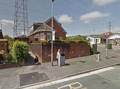 The bus stop on Norden Way