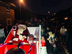 Santa Claus visits Heywood