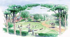 Artist’s impression of the Hollin Lane Masterplan