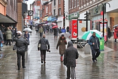 Yorkshire Street, Rochdale: companies are likely to see their business rates increase by 2.1%