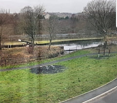 The play area near St Martin's View