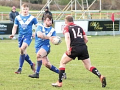 Cameron Connolly on his way to scoring