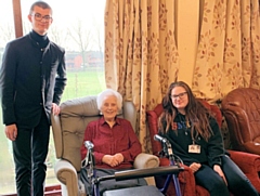 Students from Rochdale Sixth Form College supporting the elderly across the borough