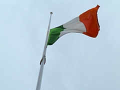 The Irish tricolour