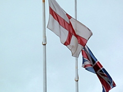 Half-mast flags