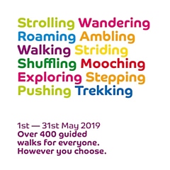 No matter whether you’re a stroller, roamer, shuffler, moocher or a marcher the Greater Manchester Walking Festival has something for you