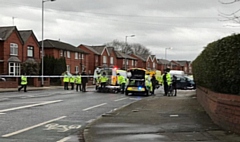 Police closed part of Albert Royds Street following the collision