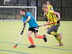 Sarah Ransome (in blue) - one of Rochdale Ladies talented up and coming stars