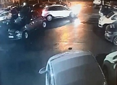 A still from CCTV showing a car being stolen from Stoneacre