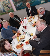 Veterans’ In Communities’ celebrate St George’s Day with breakfast at Sandon House, Heywood