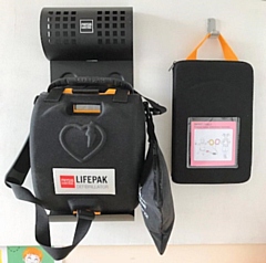 Whittaker Moss Primary School Automated External Defibrillator donated by Whittaker Moss PTA 