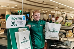 The paper bags have been trialled in eight Morrisons stores since January 