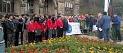 Bangladesh Flag Raising at Rochdale Town Hall on Tuesday 26 March