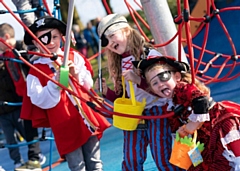 Children dressed as pirates