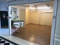 The pop-up space in the Wheatsheaf Shopping Centre