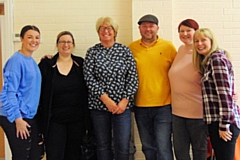 Home-Start volunteers Gabby, Jane, Jane Ste, Hayley and Roisin