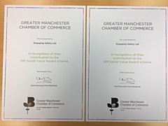 The certificates received by Engaging Safety Ltd