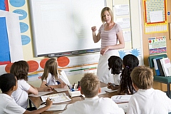 Primary school class (stock image)