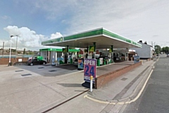 Londis store at the BP garage, on Oldham Road, Middleton