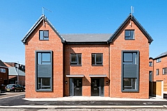 Family homes at Ramsey Terrace, Rochdale 