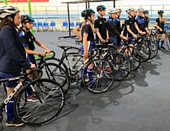 Whitworth Community High School students at Manchester’s Velodrome