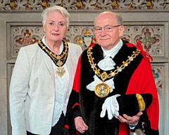 Mayor and Mayoress, Billy Sheerin and Lynn Sheerin 