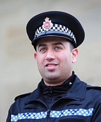 PC Mohammed Nadeem has received a British Citizen Award for Services to the Community