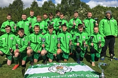 Whitworth Valley Under 15 Team - Double Champions 2018/19