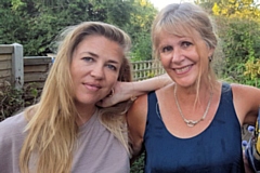 Debbie Lye OBE (right) and her daughter, Amanda McLoughlin OBE (left)