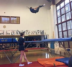 Local trampolinist Melissa Butterworth