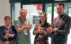 Five chicks adopted by The Strand Community Hub in Kirkholt 