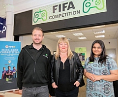 Bernie Coughlin, Director of SLBC Events Ltd, who delivered the event, Katy Thomas, CEO of Rochdale Connections Trust and Alima Ahmed from Rochdale Exchange