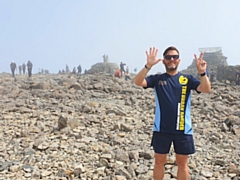 Keith Hook at the top of Ben Nevis