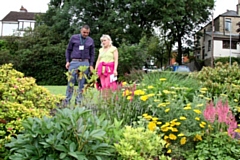 Norden Jubilee Park - Regional judging day for Rochdale In Bloom in 2019