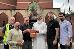 Bob Bevan, Councillor Sultan Ali, Revd Mark Coleman, Hafiz Malik, Asrar Ul-Haq, Kasim Ul-Haq