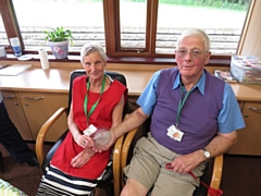 Carole and Roger Dawson with their award