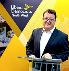 Councillor Andy Kelly, the Liberal Democrat candidate for Metro Mayor of Manchester elections