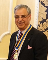 Former Rochdale Rotary Club President Dr Ravi Sharma