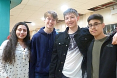 Oulder Hill GCSE results 2019 - Meeraj Akhtar, Shaun Walmsley, James Blackburn and Hasan Khan