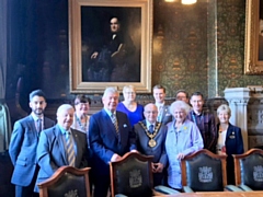 A portrait of Alderman Edward Taylor has been restored and returned to Rochdale Town Hall