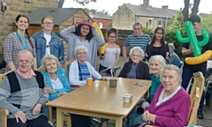 Young adults host party at Rosemary Care Home