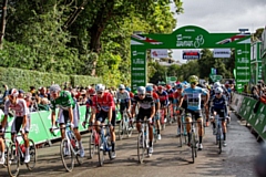 Spectators are encouraged to come out and line the route to cheer on the peloton as it makes its way through the borough