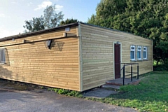 St Luke’s scout and guide hut in Heywood